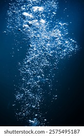 BUBBLING WATER BACKGROUND, SPARKLING WATER STREAM BACKDROP, DESIGN FOR SPA WELLNESS