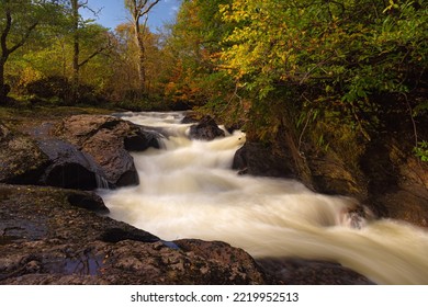 Buchanty Spout, River Almond, Perthshire, Scotland