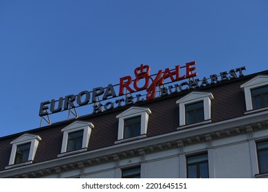Bucharest, Romania 13 September 2022, Hotel Europa Royale, Bucharest Old City.