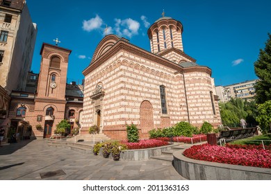 Bucharest, Romania - 7.15.2021: Curtea Veche Church