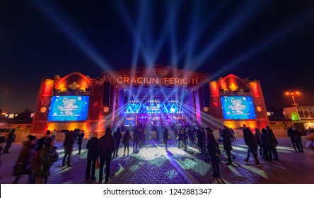 Bucharest Romania December 25 2017 Christmas Stock Photo 1242881347