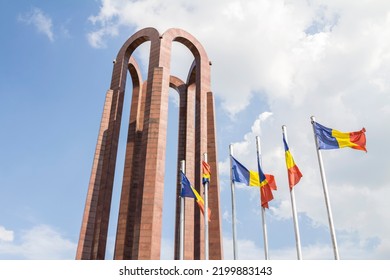 Bucharest, Romania,  June 2022: National Heroes Memorial In Carol Park - Bucharest, Romania