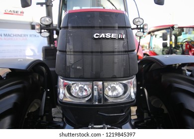 Bucharest Romania October 31 2018 Front Of An Case Ih Tractor Bucharest Romania October 31 2018 Front Of An Case Ih Tractor