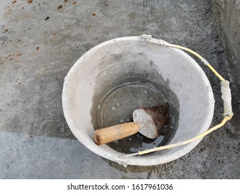 Bucket Cement Spoons Stock Photo 1617961036 | Shutterstock