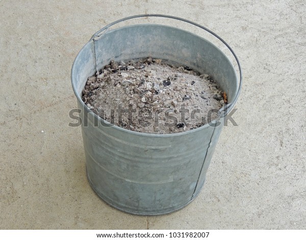 Bucket Full Fireplace Ashes Stock Image Download Now
