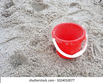 bucket in the sand