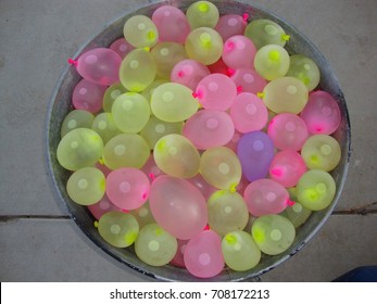 Bucket Of Water Balloons