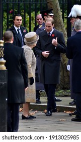 Buckingham, London England - 11 07 2014 : The Queen, Prince Phillip And Prince William