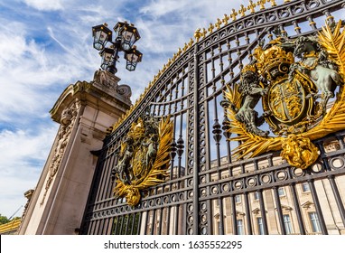 The Buckingham Palace Gate In London