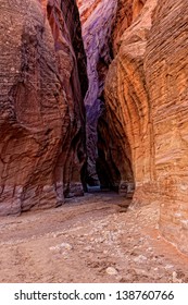 Buckskin Canyon Is A 13 Mile Long Canyon In AZ And UT That Meets Up With With The Paria Canyon. The Confluence Is Difficult To Locate If Not Paying  Attention.  Hiking In Buckskin Is Very Challenging.