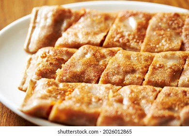 Buckwheat Pancake On A Plate 