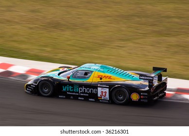 BUDAPEST - AUGUST 30: Nr33 Vitaphone Team Car Took 2nd Place On  FIA GT Championship August 30, 2009 In Budapest, Hungary.