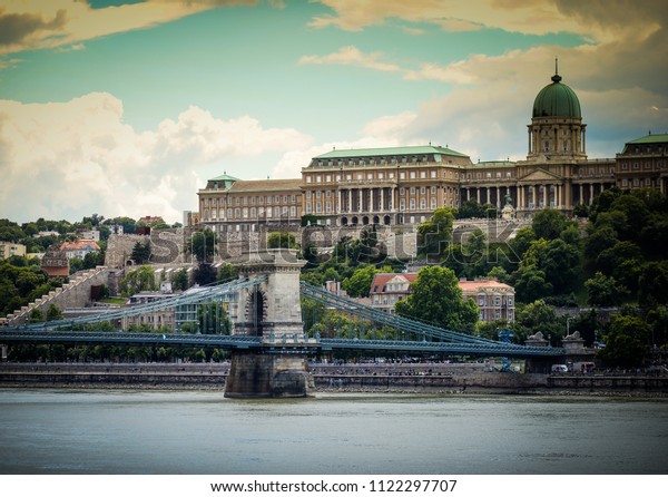 Budapest Capitol Hungary Budacastle Over Danube | Buildings/Landmarks Stock  Image 1122297707