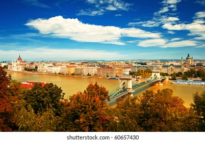 Budapest City In Autumn