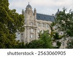 Budapest, Hungary - 16 Oct 2024: view at Gresham palace on Budapest in Hungary. High quality photo