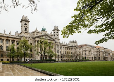 Budapest, Hungary - 17 April 2018: Lajos Kossuth Square.