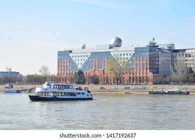 Budapest, HUNGARY - 23 March 2019 : Department Of Cartography And Geoinformatics, Eötvös Loránd University.