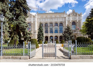 BUDAPEST, HUNGARY - APRIL 25, 2022:  Palác Vigadó - Concert Hall,  Budapest, Hungary, Europe