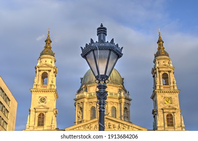 Budapest, Hungary - February 2021 : Saint Stephen Basilica