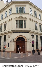 Budapest, Hungary - July 13, 2015: Central European University Education Building In Budapest, Hungary.