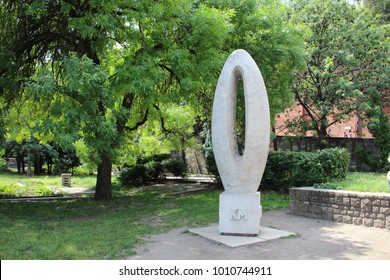 Budapest, Hungary, June 14, 2012: Zero Kilometre Stone