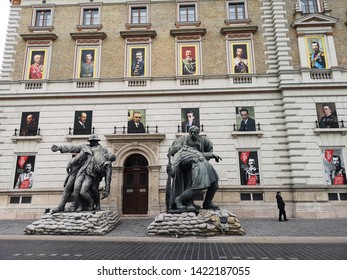 Budapest, Hungary -March10, 2019: The Semmelweis Medical History Museum,the Birthplace Of Dr. Semmelweis, Showcases The Development Of Western Medicine From Prehistoric Times To The Early 20th Century