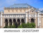 Budapest, Hungary - Vigado Concert Hall in Pest district.