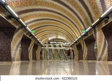 Budapest Metro Station