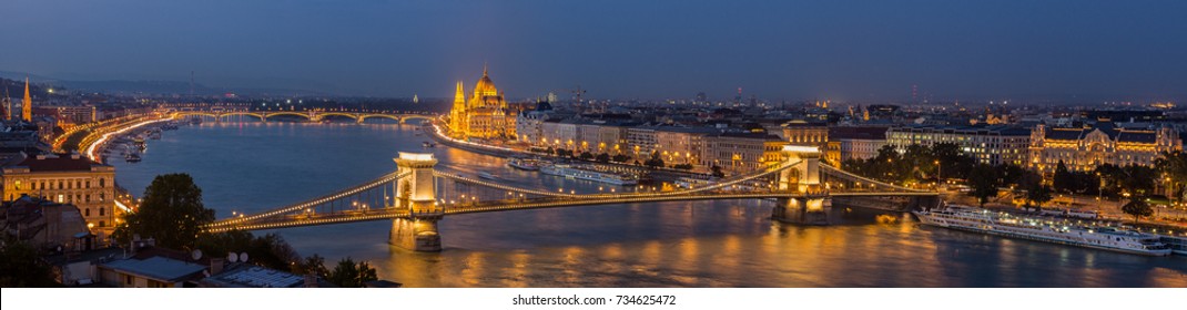 Budapest Panorama Stock Photo 734625472 | Shutterstock