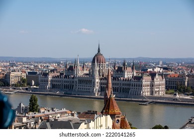 Budapest Parliament Building At Sunny Day Hungary