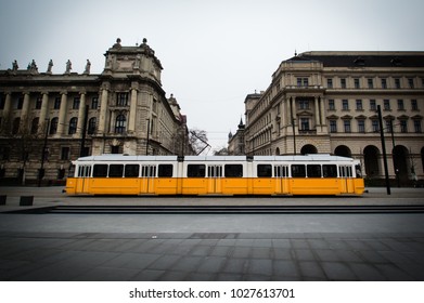 Budapest Tram At Kossuth Lajos Square