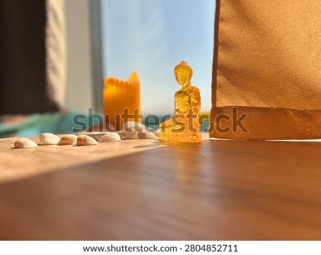 Budda with candle try medication 