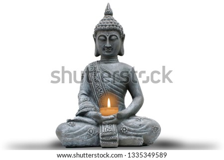 Budda statue and wellness