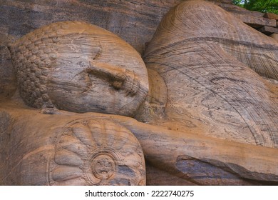 Buddah in Gal Vihara in the ancient capital Polonnaruwa, Sri Lanka - Shutterstock ID 2222740275