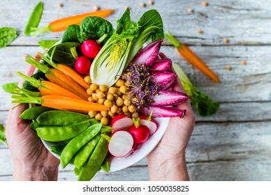 Buddha Bowl, Healthy And Balanced Food. 