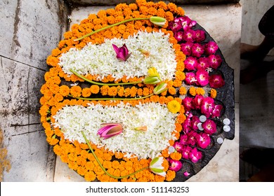 Buddha Footprint In Bodhgaya India 