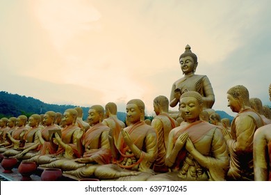 buddha and his followers