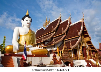 buddha image at chiang mai temple - Shutterstock ID 61138774