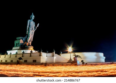 Buddha Image Full Candle Light 01 Stock Photo 214886767 | Shutterstock