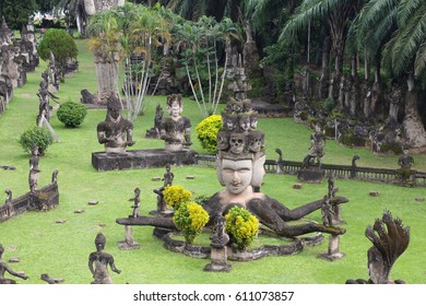 Buddha Park In Vientiane, Laos