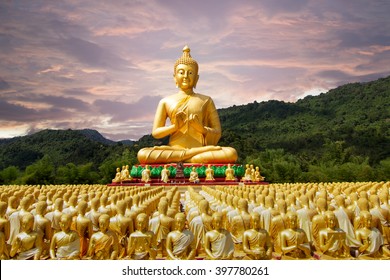  Buddha Statue In Buddhism Temple Thailand