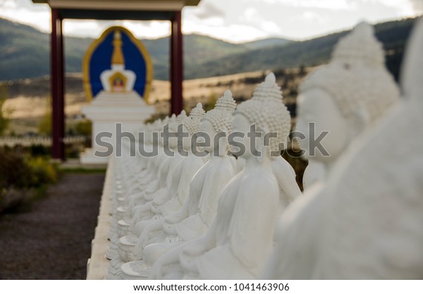 Buddha Statue Garden 1000 Buddhas Stock Photo Edit Now 1041463906