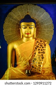 Buddha Statue In Gaya, Bihar, India