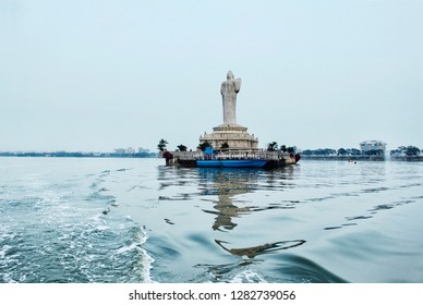 Buddha Statue At Hussain Sagar Lake