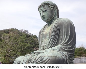 Buddha statue at Kamakura, Japan 