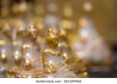 Buddha statue on the table