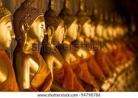 Buddha statue at Wat Arun, Bangkok Thailand