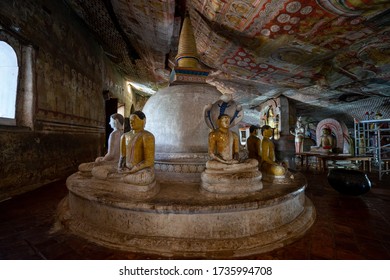 Buddha Statues In Dambulla Cave