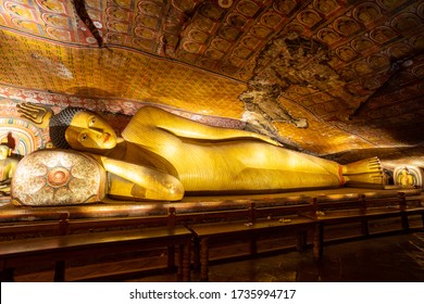 Buddha Statues In Dambulla Cave