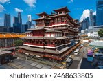 Buddha Tooth Relic Temple and Museum in chinatown, singapore